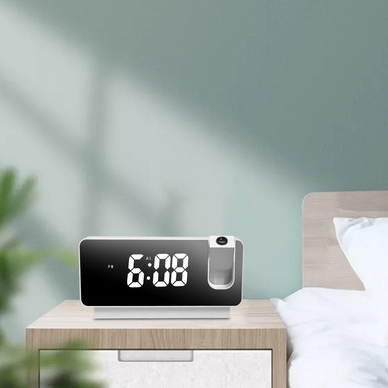Alarm Clock Quiet Rotatable for NightStand Children Bedroom
