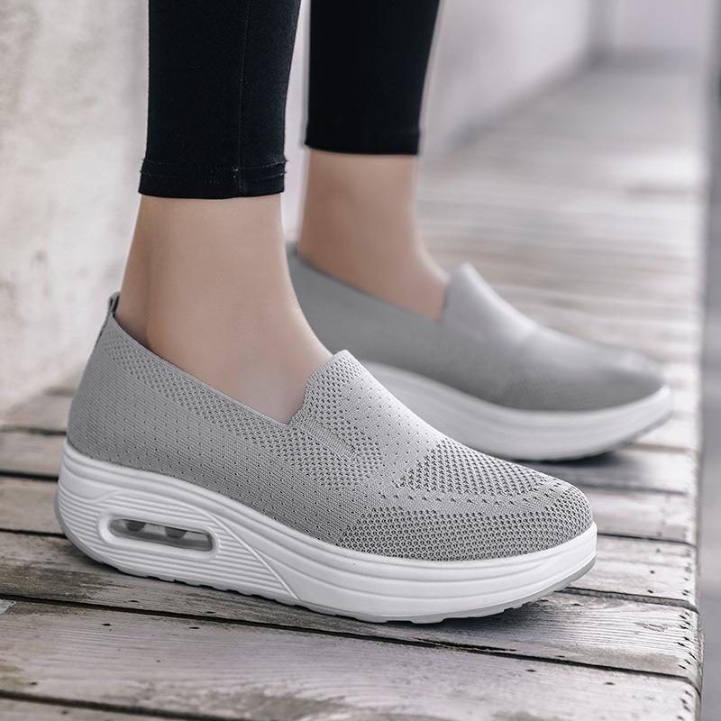 Giày phụ nữ Bastable Flats Giày phẳng đàn hồi cho giày thể thao phụ nữ Zapatos Mujer Mùa xuân mùa hè Giày thể thao hạng nhẹ Color: Black Shoe Size: 40
