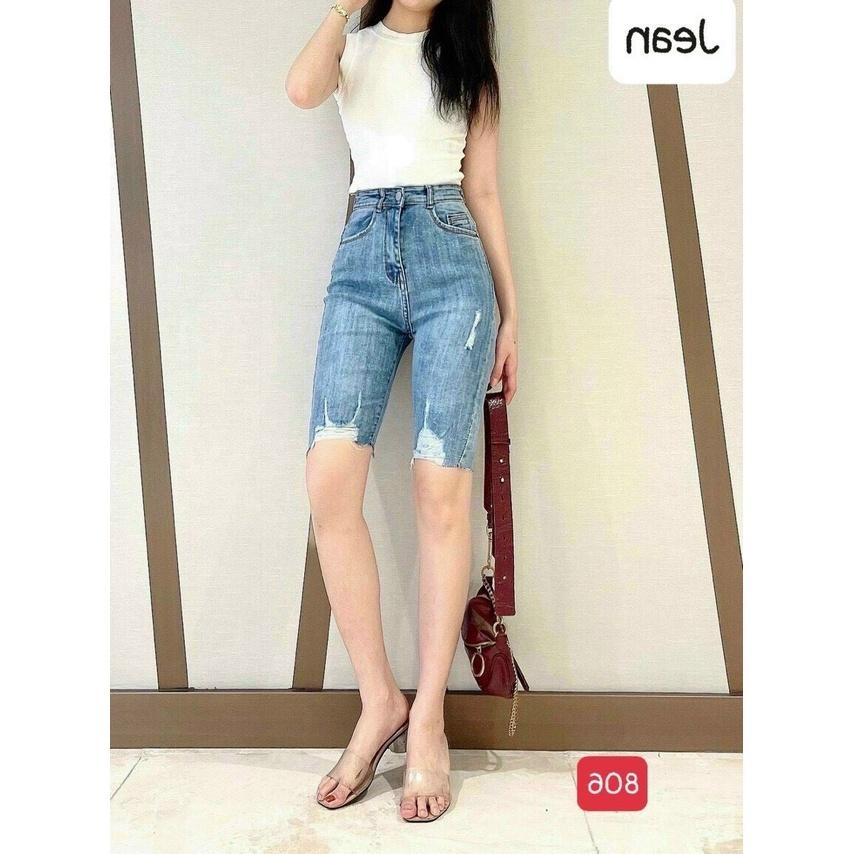 Quần short jean ngố nữ cao cấp, chất liệu denim dễ thương, tôn dáng BEN Shop0807 Z2