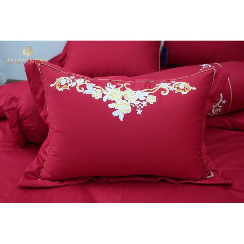 Bộ chăn ga gối trần bông Hapiness 7 món
