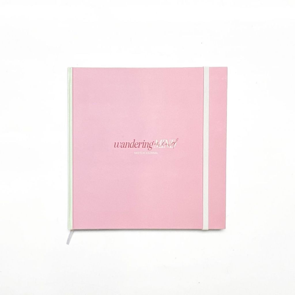 Sổ vẽ Sketchbook 190gsm sổ vẽ phác thảo khổ vuông chuyên vẽ inking doodle Crabit