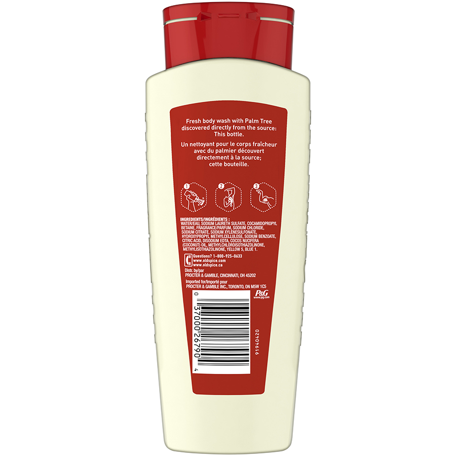 Sữa tắm Old Spice Hương Fiji 473ml (Nhập khẩu Mỹ)
