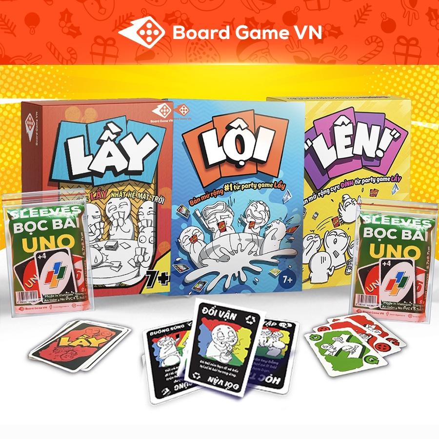 Combo 5 món board game thẻ bài Lầy Lội Lên - BoardgameVN