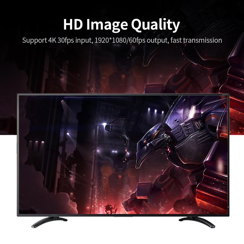 Thẻ ghi video HD 4K HD sang USB Đầu vào 4K Đầu ra Full HD 1080P