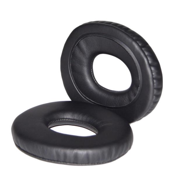 Black cozy leather foam Ear Cushions for Headphones MDR CD1000 MDR CD3000