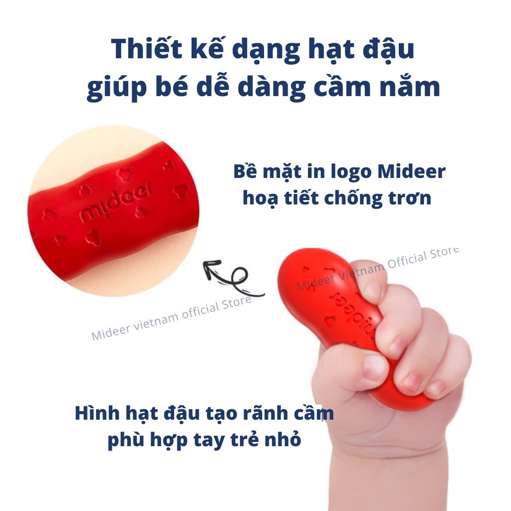 Màu sáp Lụa Hạt Đậu Pease Crayons Mideer, Bút Sáp Màu Hữu Cơ đồ chơi thủ công cho bé sáng tạo 2 3 4 5 6 Tuổi