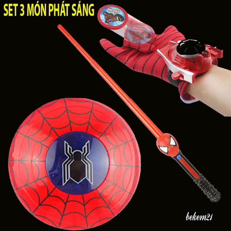 Đồ chơi hóa trang nhân vật Đội Trưởng Mỹ Captain America siêu anh hùng áo choàng,mặt nạ,gang tay SpiderMan IronMan Cho B