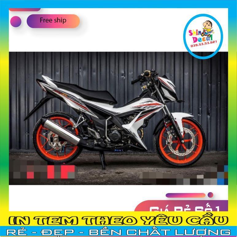 TEM RỜI SONIC 150 TRẮNG
