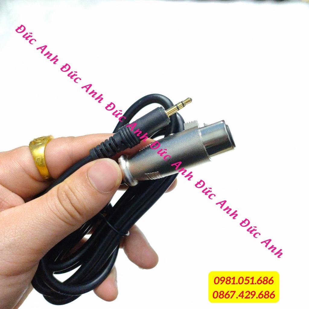 DÂY XLR - 3.5 chuyên dụng cho mic thu âm và sound card lọc nhiễu tốt cho âm thanh chuẩn nhất
