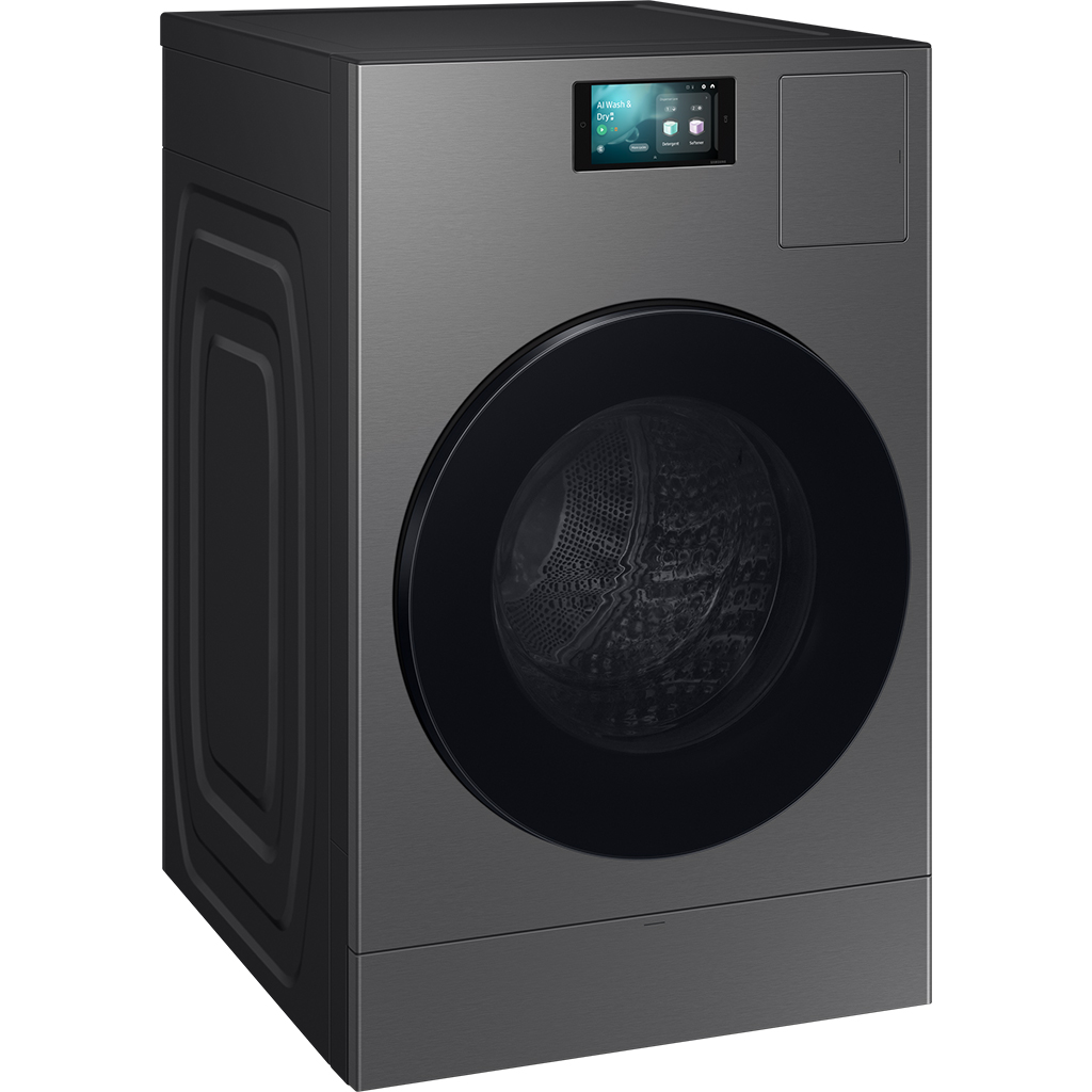 Máy giặt sấy Samsung AI Combo Heatpump Inverter giặt 25 kg - sấy 15 kg WD25DB8995BZSV - HÀNG CHÍNH HÃNG - CHỈ GIAO HCM