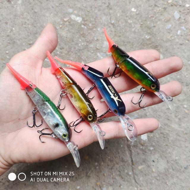 Mồi Lure Cá Giả 3 Khúc Siêu Nhậy