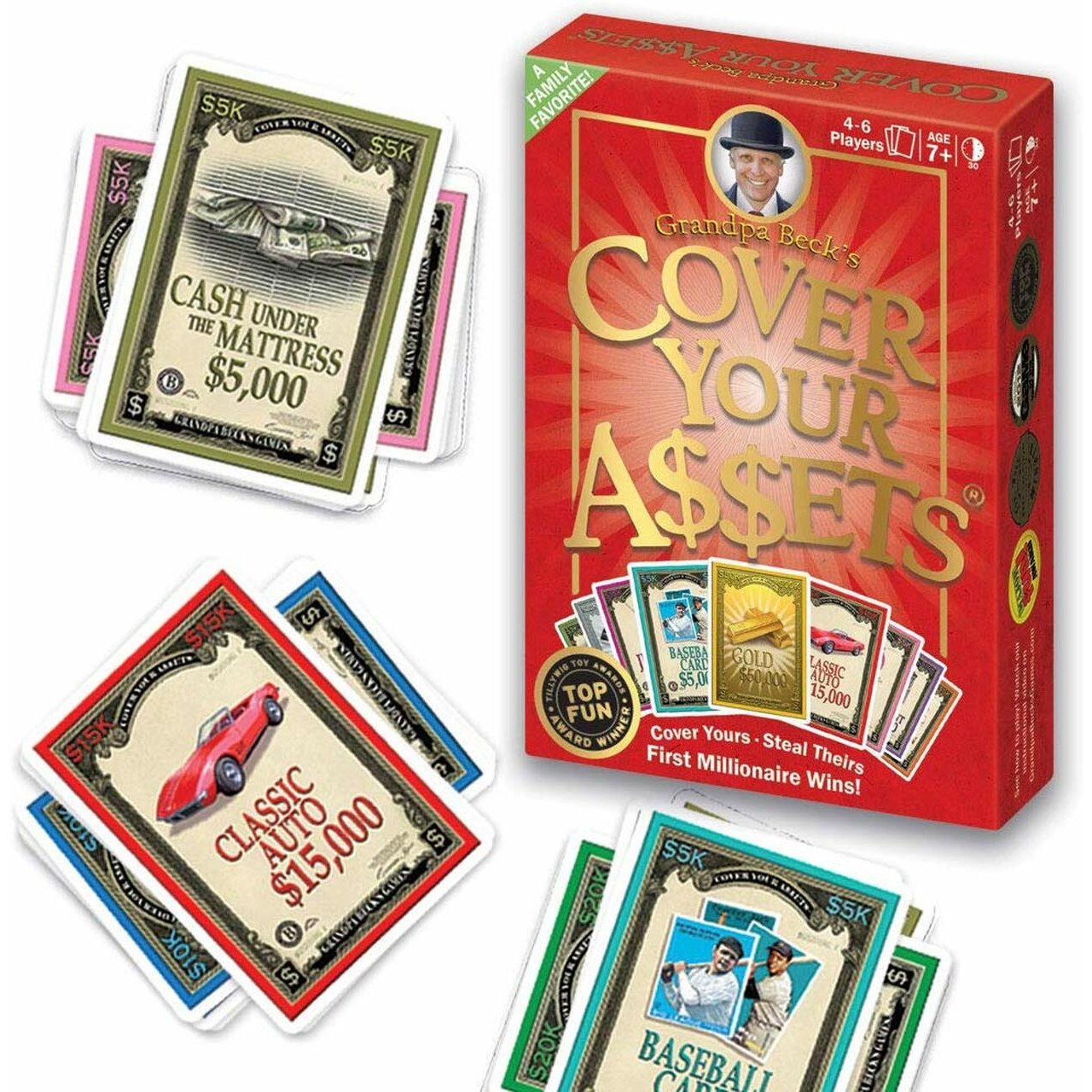 Trò chơi Board Game Bài Triệu Phú Cover Your Assets Hấp Dẫn