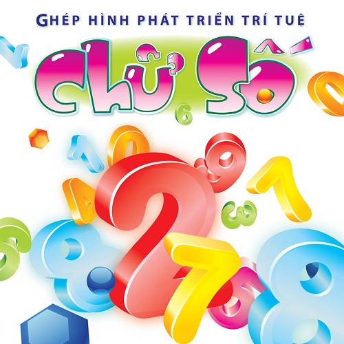 Bộ Ghép hình phát triển trí tuệ - Chữ số và Từ điển Anh - Việt bằng hình Hoa quả