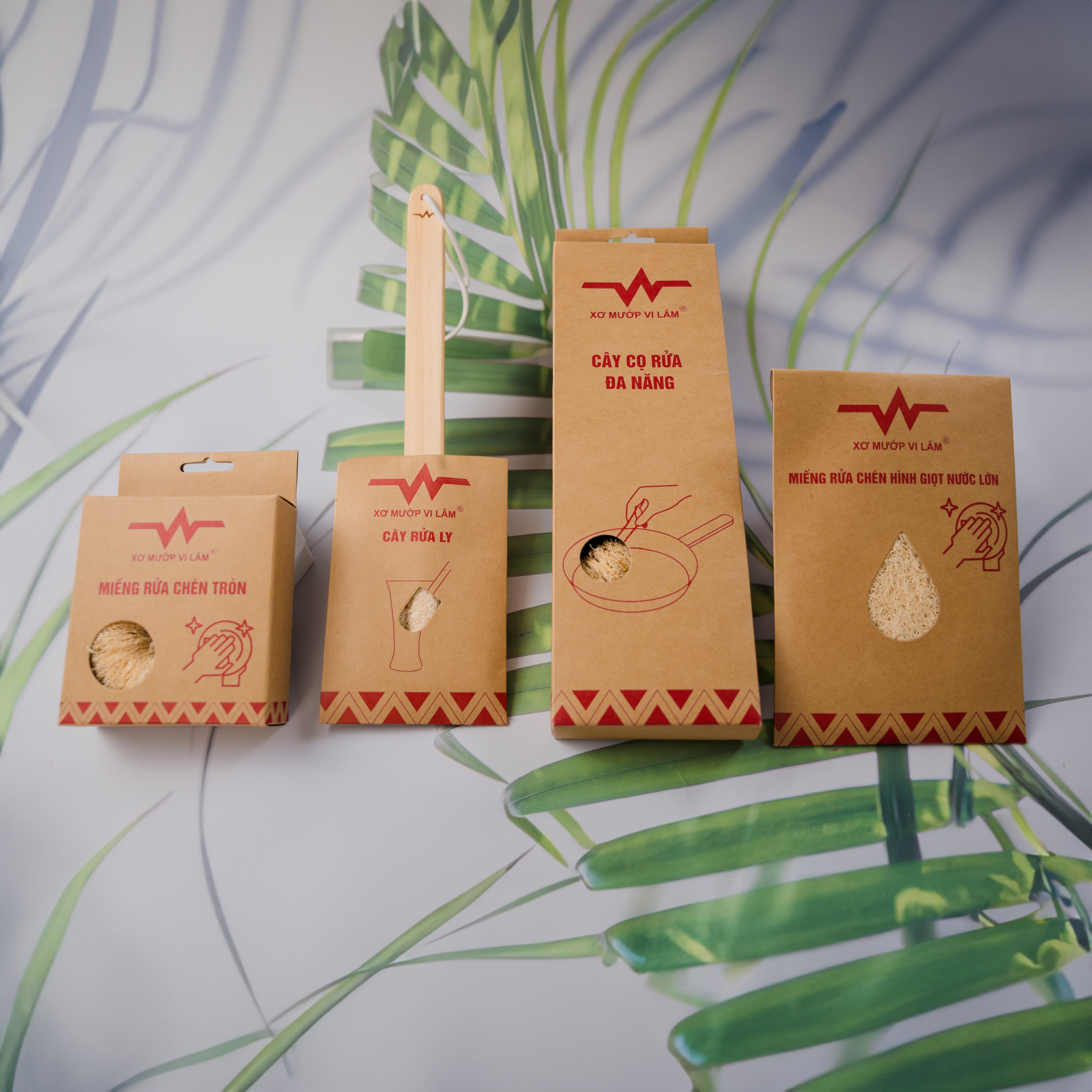 Combo Bếp Sạch Mỗi Ngày Với Xơ Mướp Vi Lâm