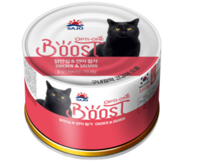 Pate cho mèo Sajo Optione Boost 160g - thanh cua &amp; gà