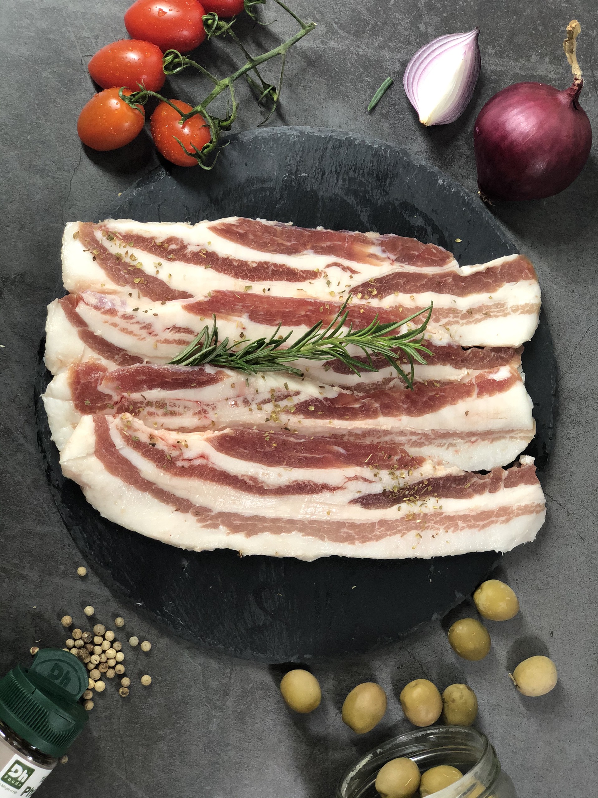 Thịt bụng ba rọi Iberico cắt lát