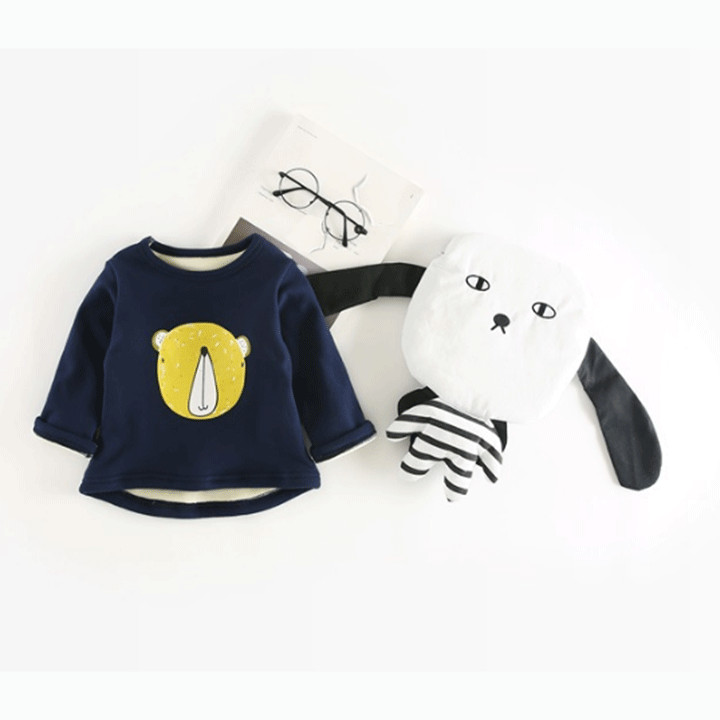 Áo dài tay cao cấp cho bé