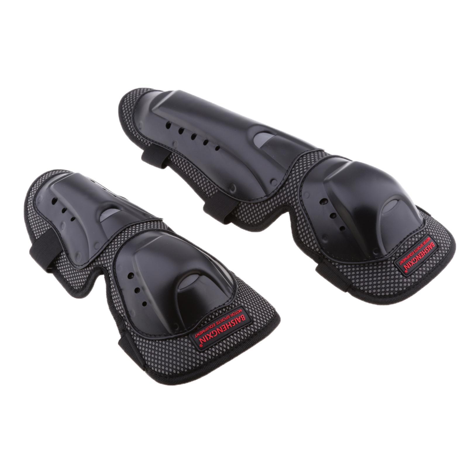 Adults Motorcycle Knee Elbow Protector Knee Shin Guard Pads Protective Gear