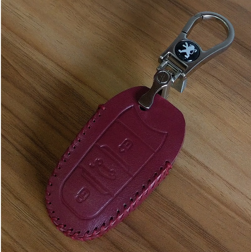 Bao Da dành cho Chìa Khóa Ô Tô Peugeot 3008/5008 Da bò