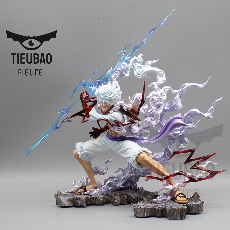 Mô hình Luffy gear 5 màu khói siêu đẹp