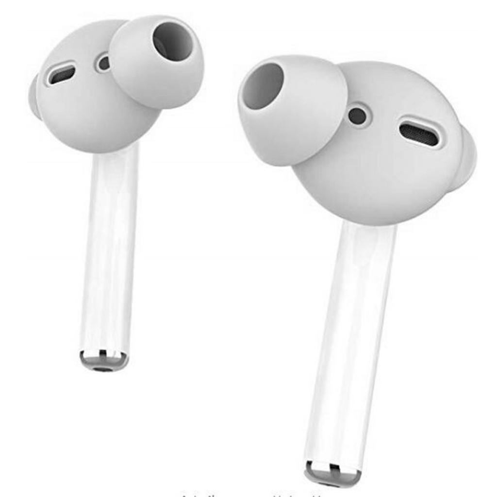 6 Pairs of Silicone Ear Pads Earbuds Eartips with Case for Airpods Headphones