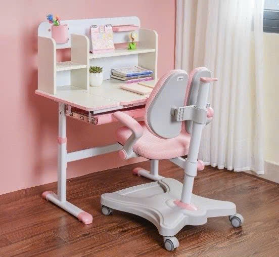 Bàn học sinh thông minh đa năng, nâng hạ tay quay, điều chỉnh góc nghiêng, chống cận Juno sofa CTIRS80 ngang 80cm
