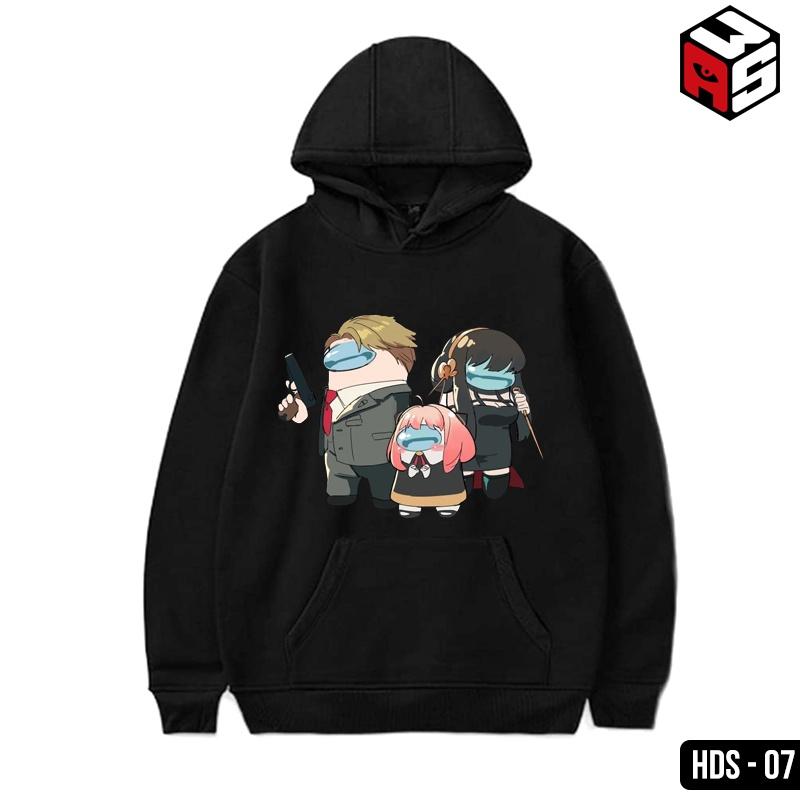 Áo hoodie spy x family, áo hoodie in hình anime spyxfamily Loid, Yor, Anya Forger mẫu mới