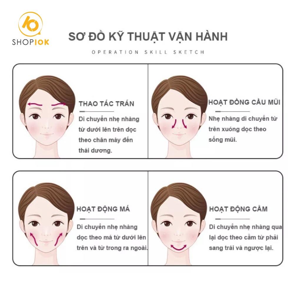 Máy massage nâng cơ mặt đẩy tinh chất làm đẹp da cho nữ