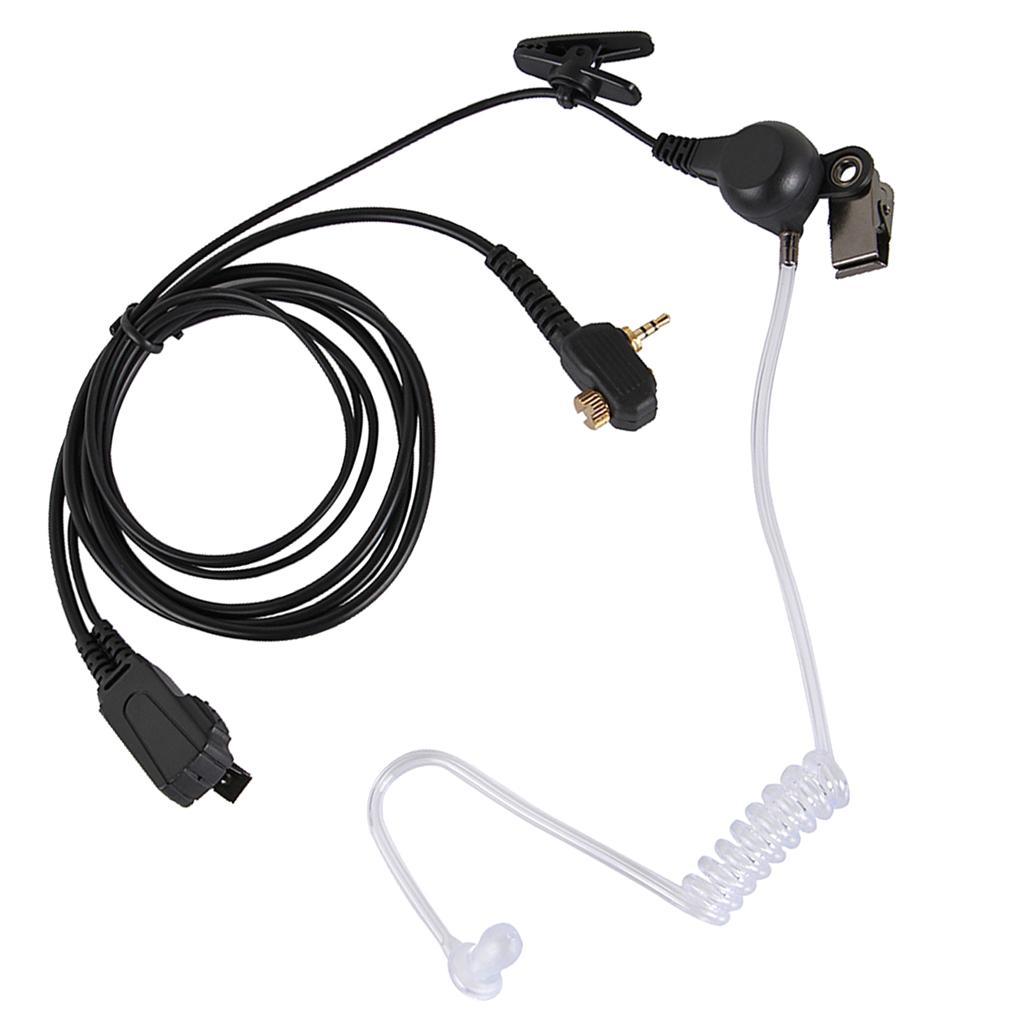 1Pin PTT Mic Covert Acoustic Tube Earpiece Headset For Motorola MTH600 MTH650 MTH800 MTH850 MTP850 MTS850 2 Way Radio Walkie Talkies