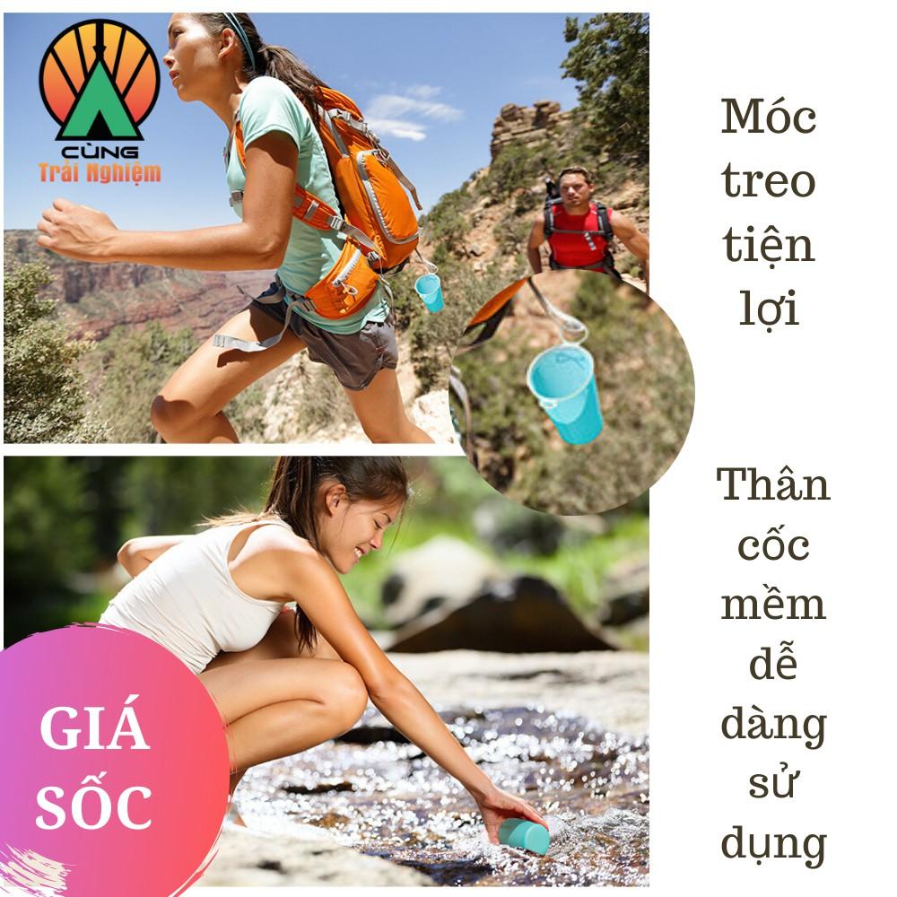 Cốc Mềm Uống Nước Kháng Khuẩn Gấp Gọn cho Du Lịch Dã Ngoại Chạy Tiếp Sức Marathon NatureHike NH20SJ020