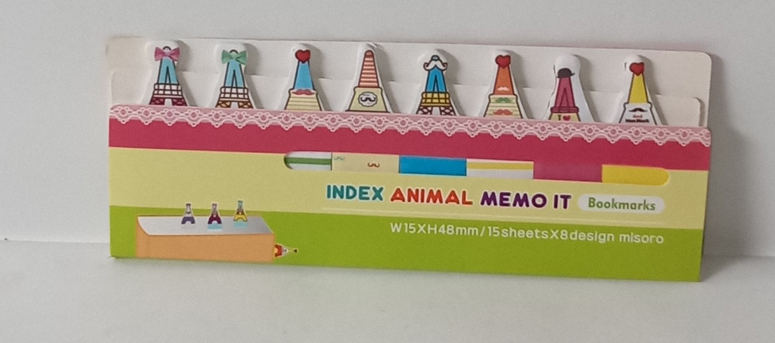 Giấy Đánh Dấu Trang Index Animal Memo It( Mẫu Ngẫu Nhiên )