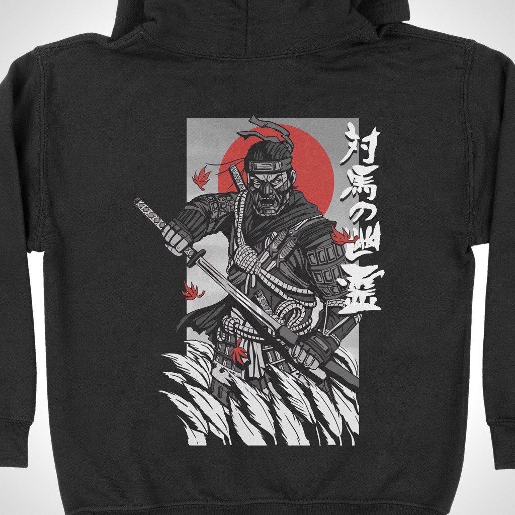 Áo hoodie Ghost of Tsushima Unisex THE NEXT LEVEL, Cotton 100% nam nữ - HD0011