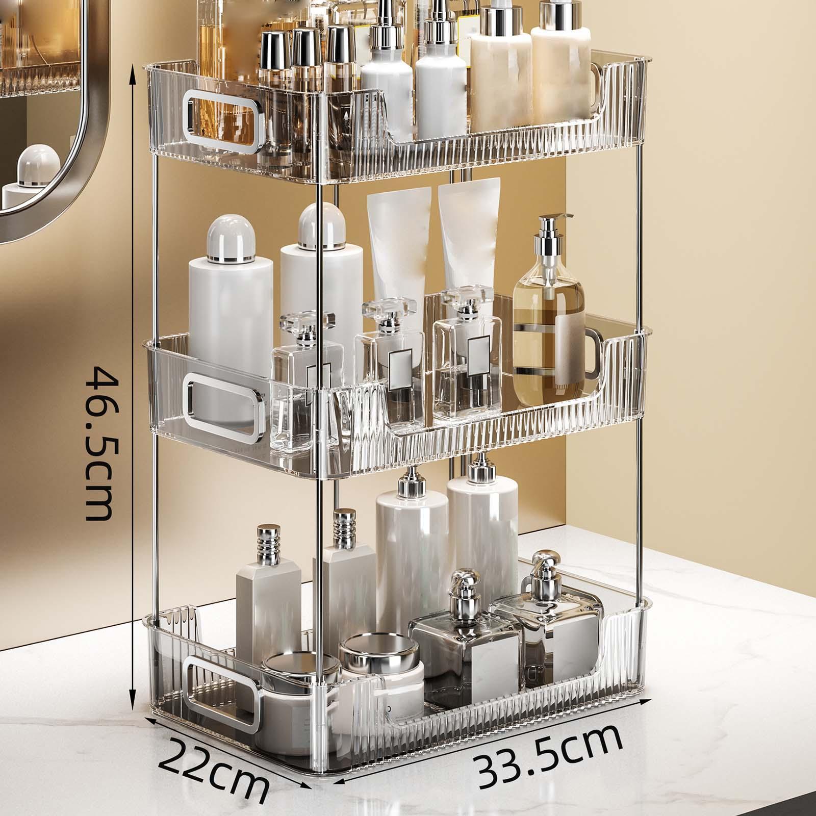 Cosmetic Storage Rack Organizer Shelf for Kitchen Home Pantry Countertop