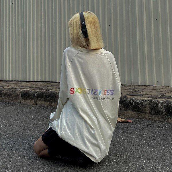Áo thun unisex tay lỡ Sadboiz Sad Boiz 7 màu SADBOIZ SADBOIZVIBES || Hany shop
