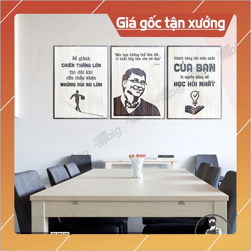 Bộ 3 tấm tranh động lực những câu nói hay của Bill Gates