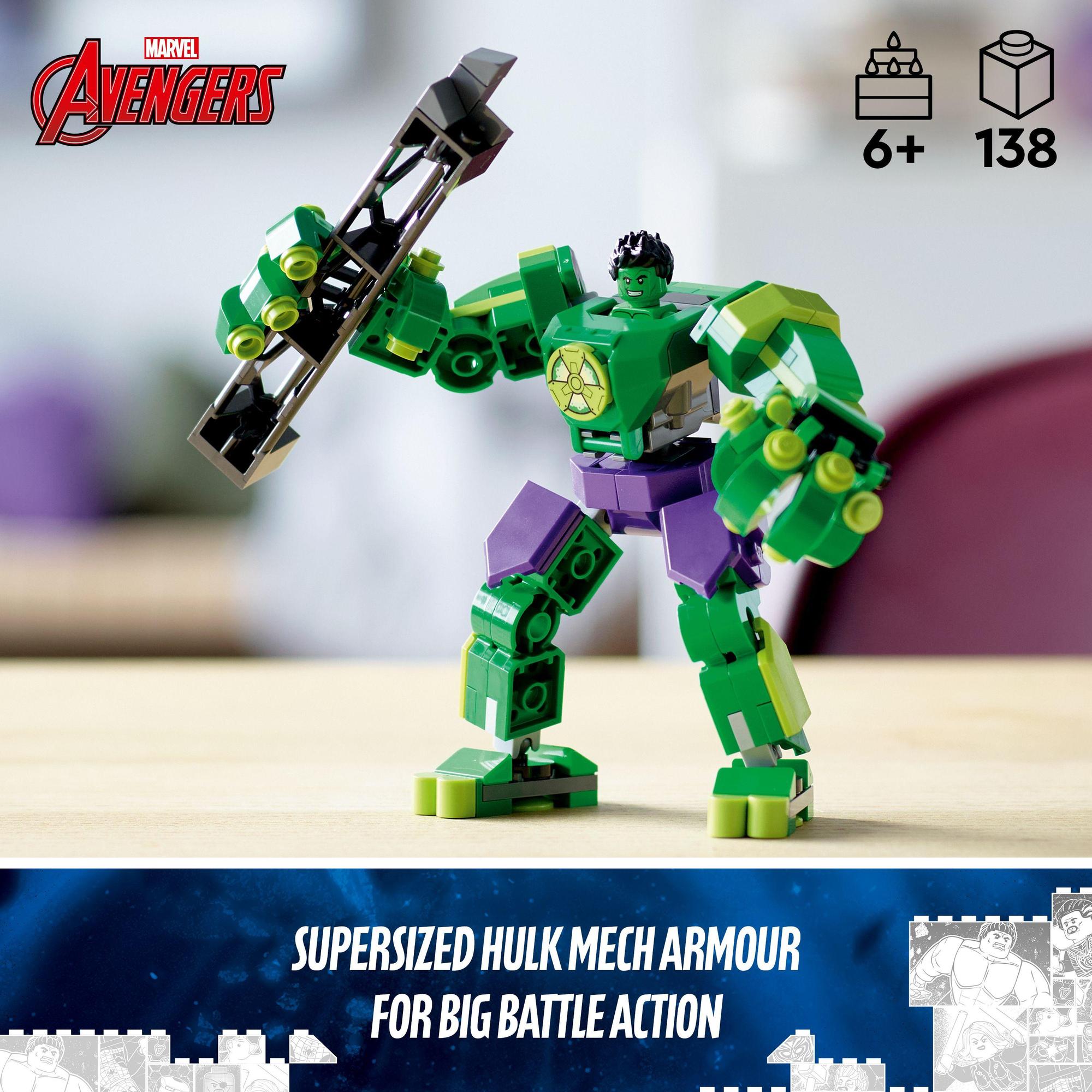Hình ảnh LEGO Superheores 76241 Chiến Giáp Hulk (138 Chi Tiết)