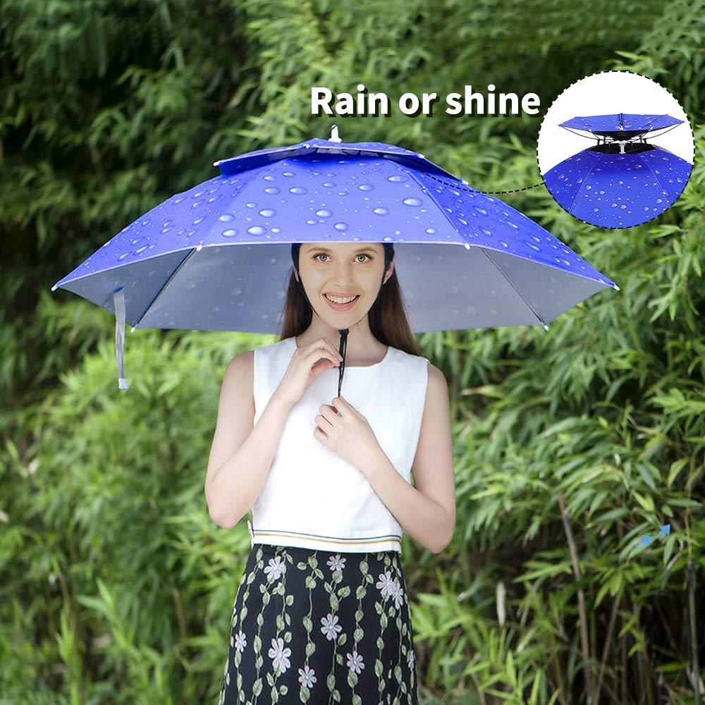 Mũ Dù Câu Cá, Mũ Dù Gấp, Di Động, Có Thể Gập Lại
