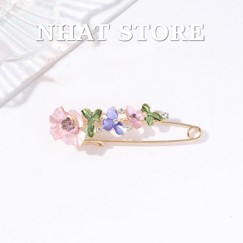 Ghim cài áo quần nam nữ thời trang nhiều kiểu lựa chọn