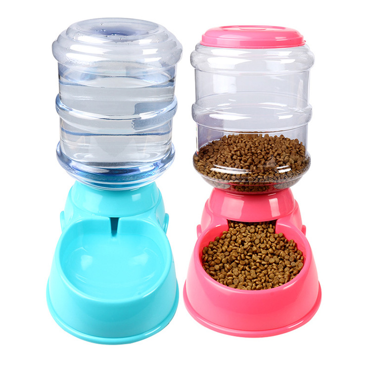 Bộ Khay ăn và khay uống cho Pet MFD-01, Máng ăn, bát ăn uống cho pet - Màu ngẫu nhiên