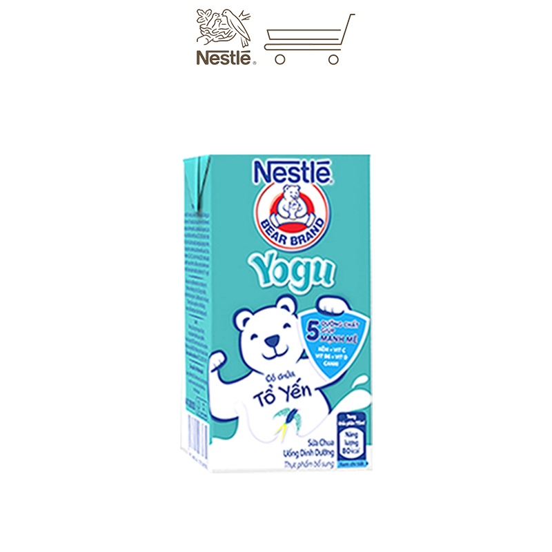 Thùng 48 hộp sữa chua tổ yến Nestlé Yogu 12(4x115ml)