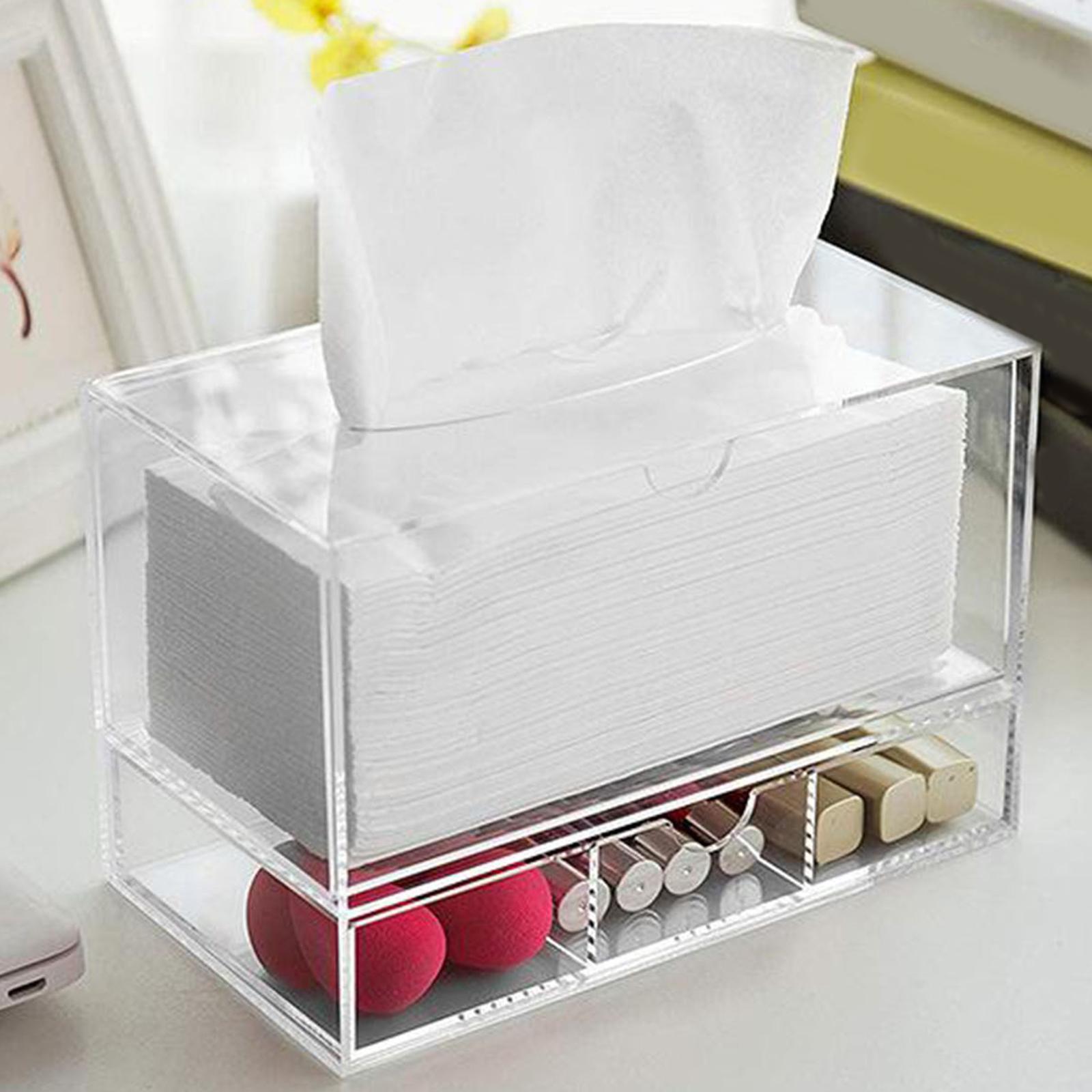 New Acrylic Makeup Organizer Rack Jewelry Holder Storage Box Case Clear