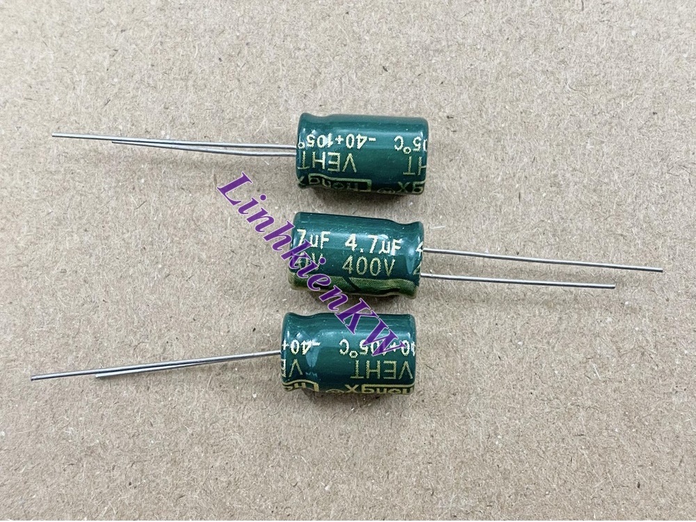 (10 cái) Tụ Hóa 4.7UF 400V Mới !