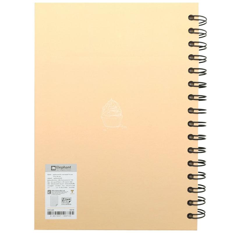 Sổ Lò Xo A5 Kẻ Ngang 300 Trang 70gsm - Elephant WHC-605 - Màu Cam