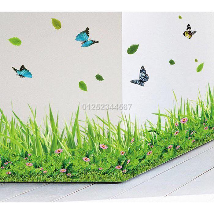Decal dán tường Vườn hoa xinh xắn