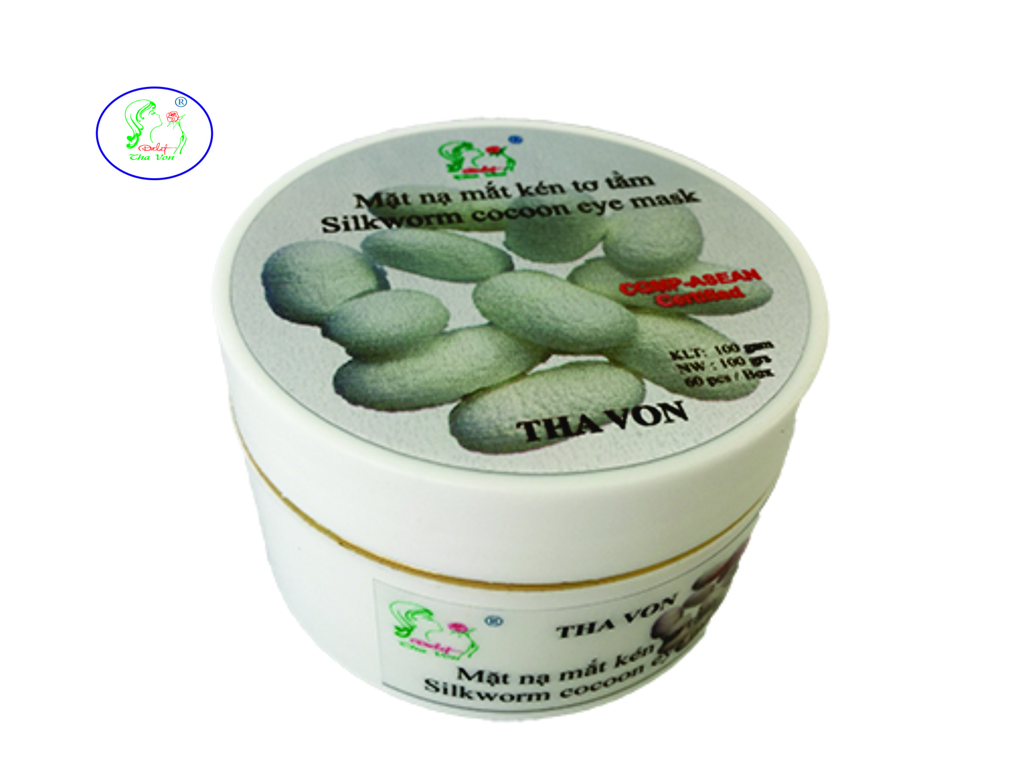 Mặt Nạ Mắt Kén Tơ Tằm Hộp 60 miếng tặng thêm 60 miếng Dưỡng ẩm , giảm sạm nám , giúp căng da , giảm nhăn phòng lão hóa da , trẻ hóa vùng da quanh mắt.