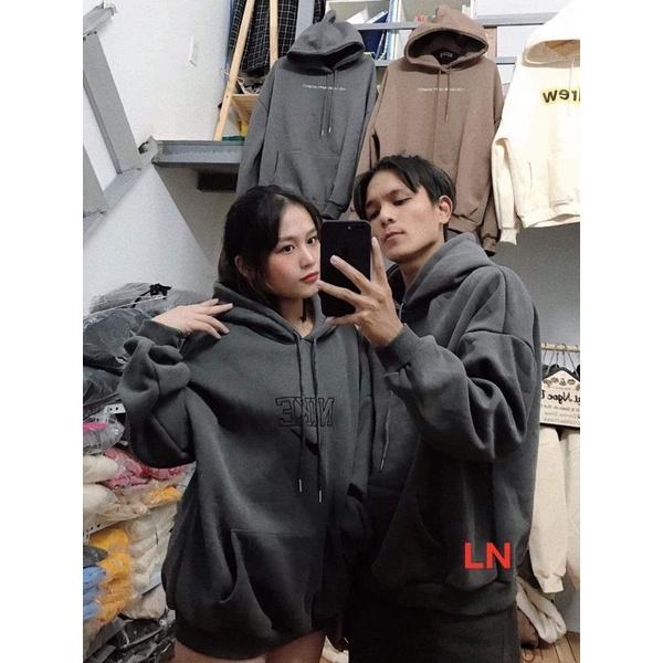 Áo hoodie chữ Nai rỗng phẩy DA6