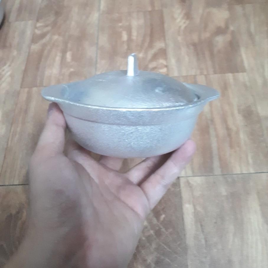 Nồi gang kho quẹt nhí 12cm đúc nguyên khối Bắc Bộ