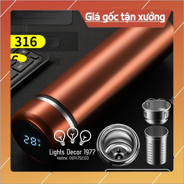 Bình giữ nhiệt Loại inox 304 có màn hình LED hiển thị nhiệt độ - Bình nước giữ nhiệt