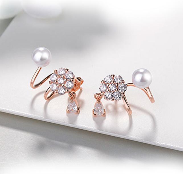 Bông tai lồng đèn nạm đá zircon BHBT280