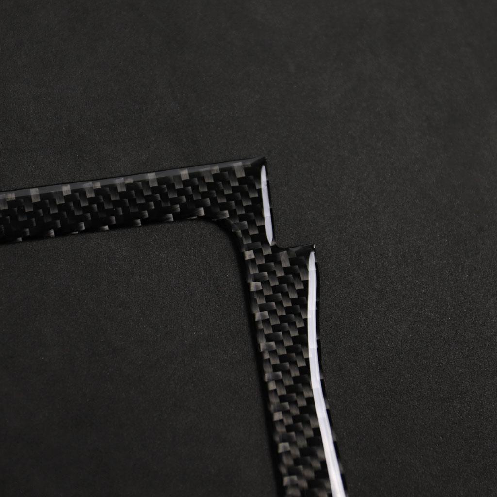 1Pc Gear Panel Protective Trim Carbon Fiber Sticker For W204